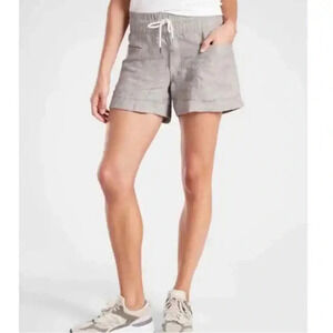 Athleta CBo linen 4” shorts